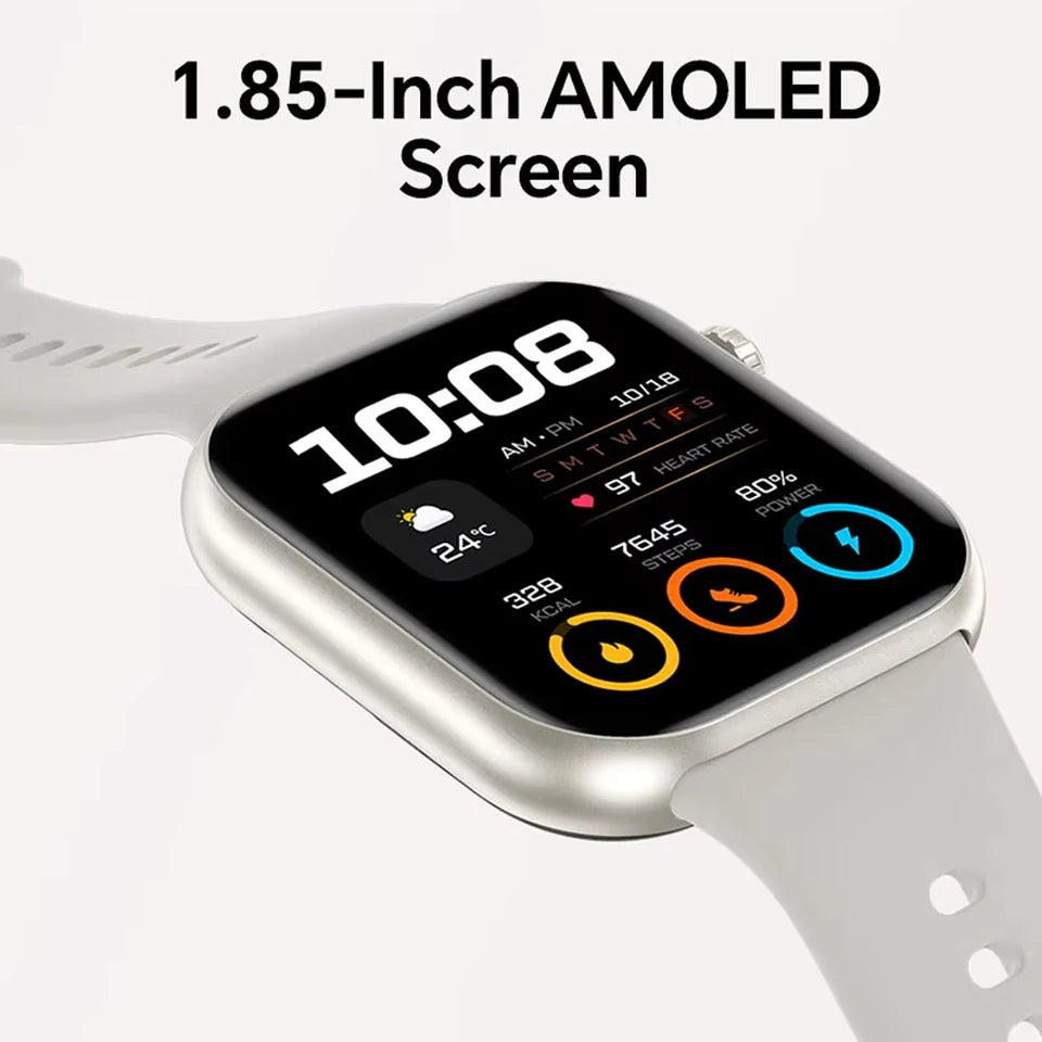 AMOLED Smart Watch 1.85" – Fitness & Health Tracker